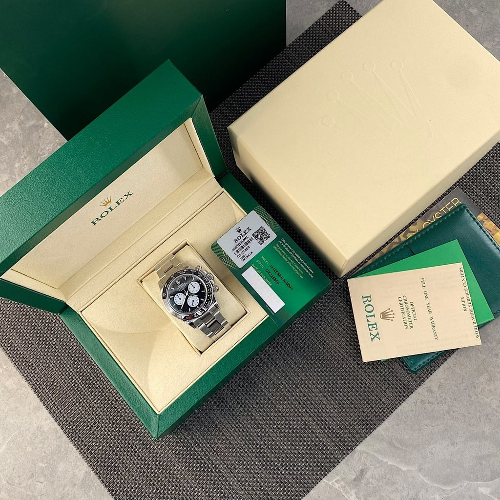롤렉스 화이트 골드 블랙 르망 데이토나 40mm