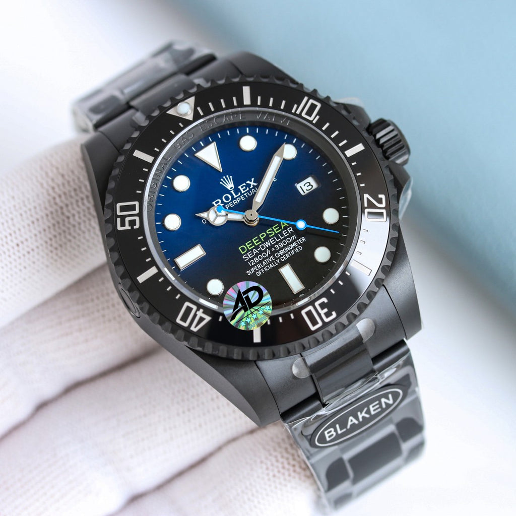 롤렉스 블레이큰 씨드웰러 딥씨 디블루 블랙 44mm