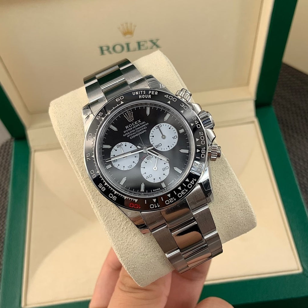 롤렉스 화이트 골드 블랙 르망 데이토나 40mm