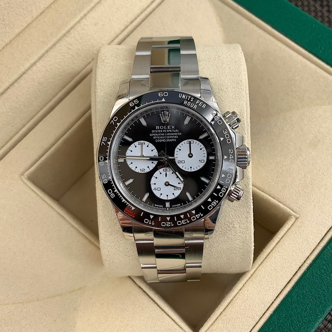 롤렉스 화이트 골드 블랙 르망 데이토나 40mm