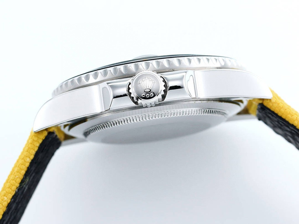 롤렉스 DiW 서브마리너 옐로우 카본 옐로우 나일론 40mm