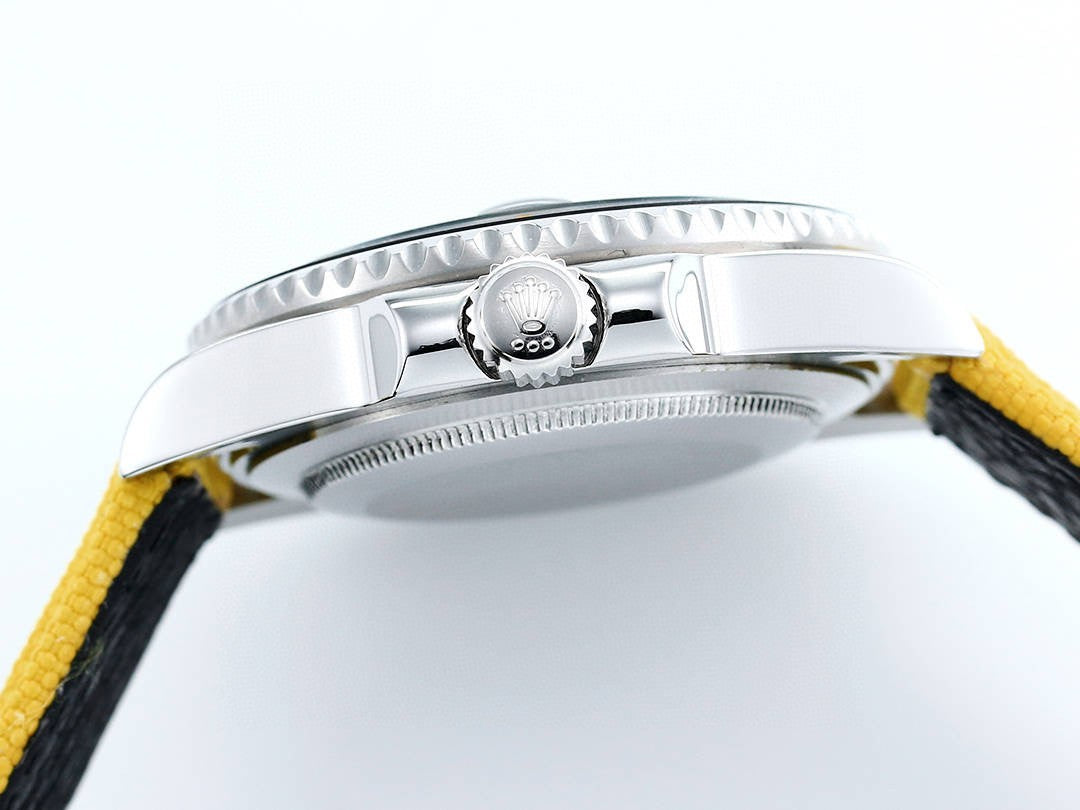 롤렉스 DiW 서브마리너 옐로우 카본 옐로우 나일론 40mm