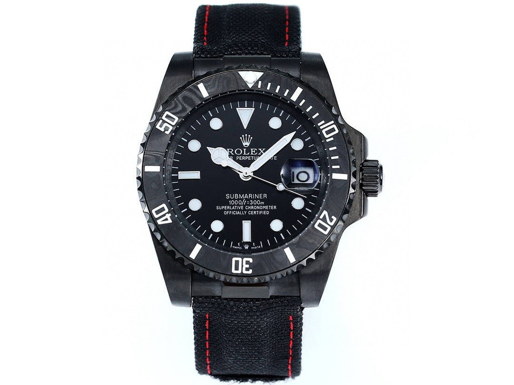 롤렉스 DiW 서브마리너 블랙 카본 나일론 40mm