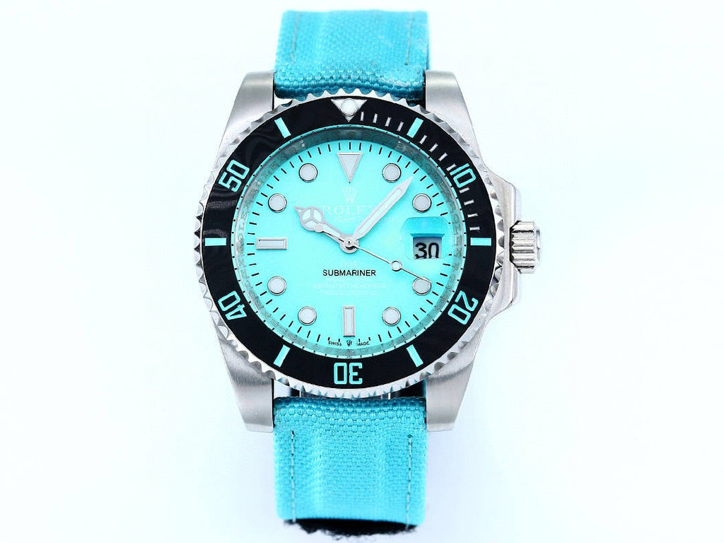 롤렉스 DiW 서브마리너 티파니 블루 아쿠아마린 41mm