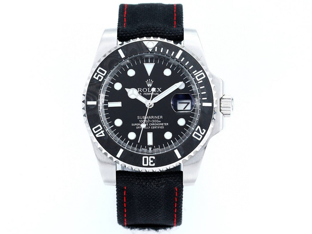 롤렉스 블랙 나일론 스트랩 서브마리너 데이트 40mm