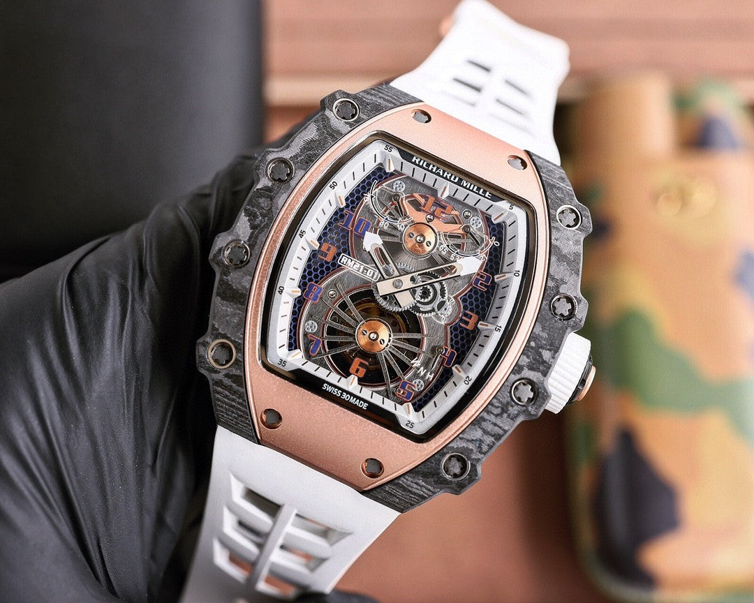 리차드 밀 투르비용 에어로다인 레드 골드 카본 42.68mm