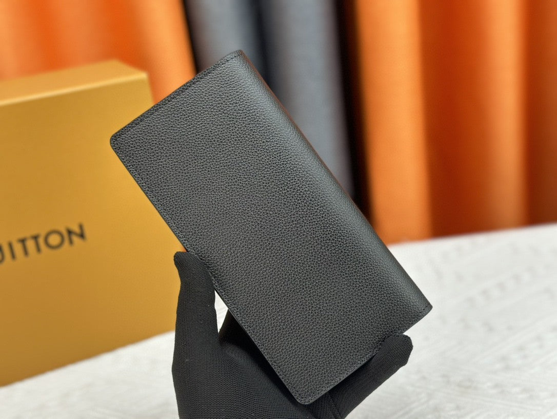 루이비통 블랙 에어로그램 브라짜 월릿 장지갑